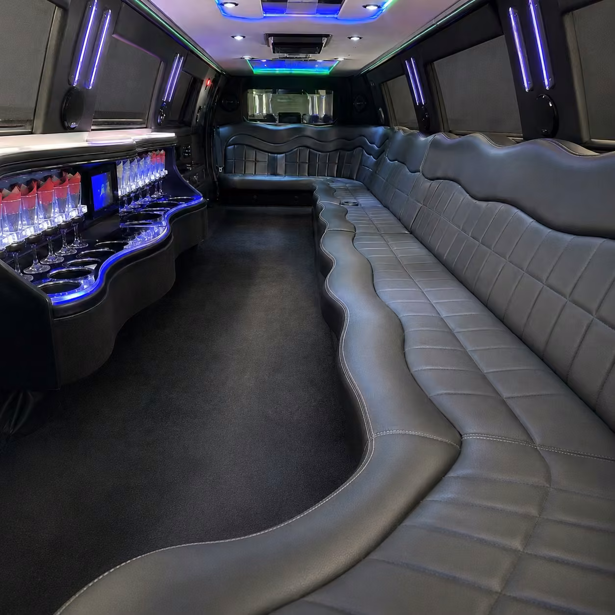 columbus limo interior